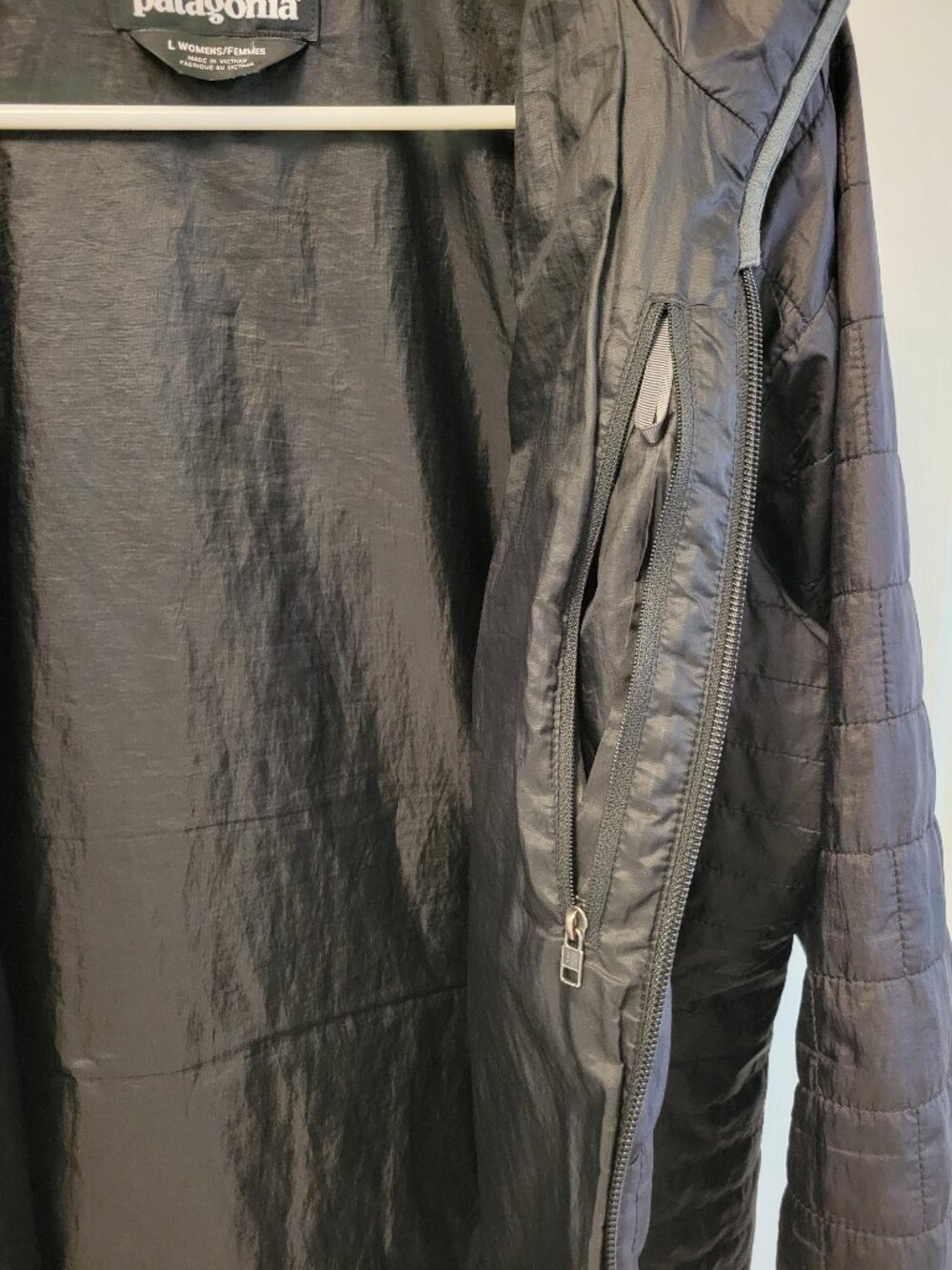 PATAGONIA NANO women puff jacket PACKABLE size Large. Preowned. FIRM PRICE - Picture 5 of 16